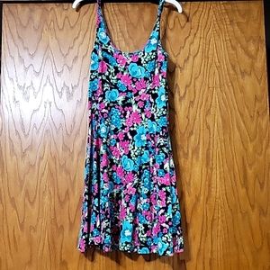Aeropostale floral skater A-line dress + Women's S